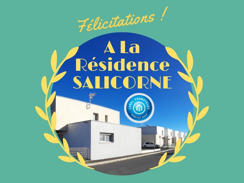 Label Promotelec pour la résidence Salicorne d'Habitat Audois