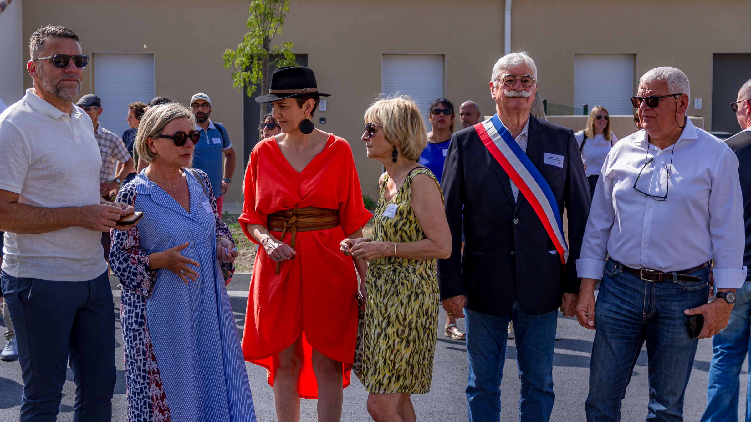 De nombreux partenaires institutionnels et financeurs étaient présents ce 11 juin pour célébrer le 7000e logement d'Habitat Audois