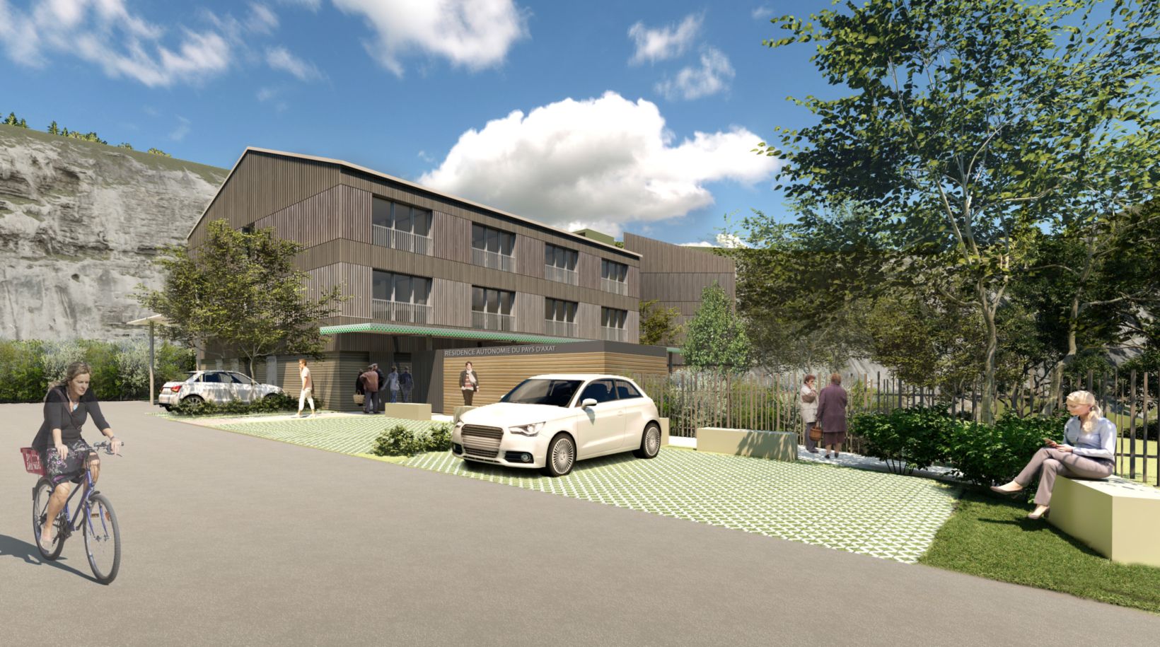 simulation résidence autonomie axat - tognella architecture