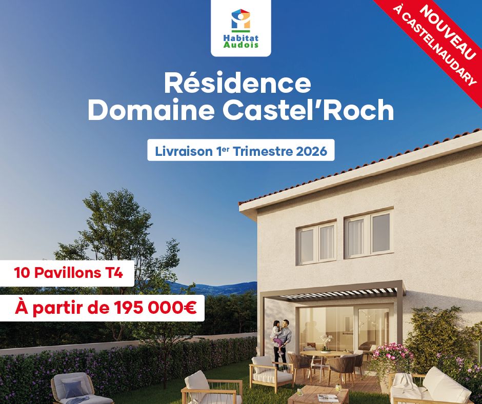 des logements neufs vous attendent sur Castelnaudary avec Habitat Audois