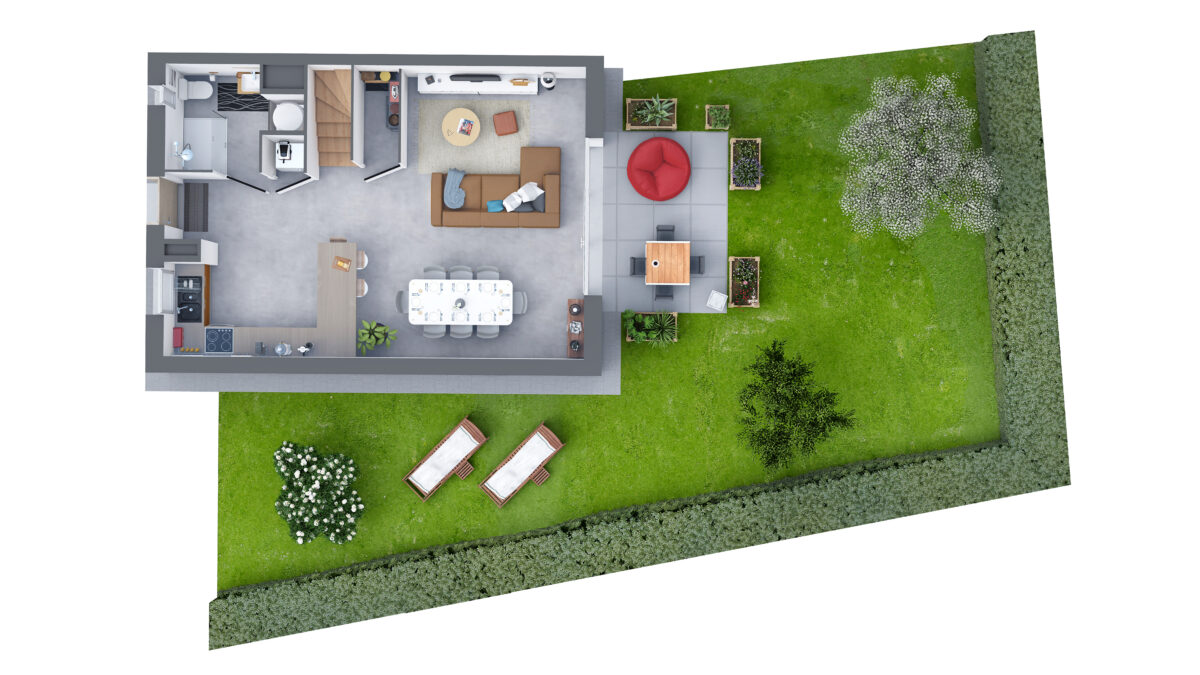 domaine castel roch - coupe jardin