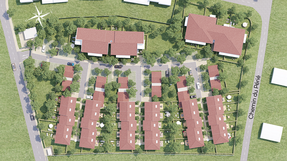 domaine castel roch - plan de masse
